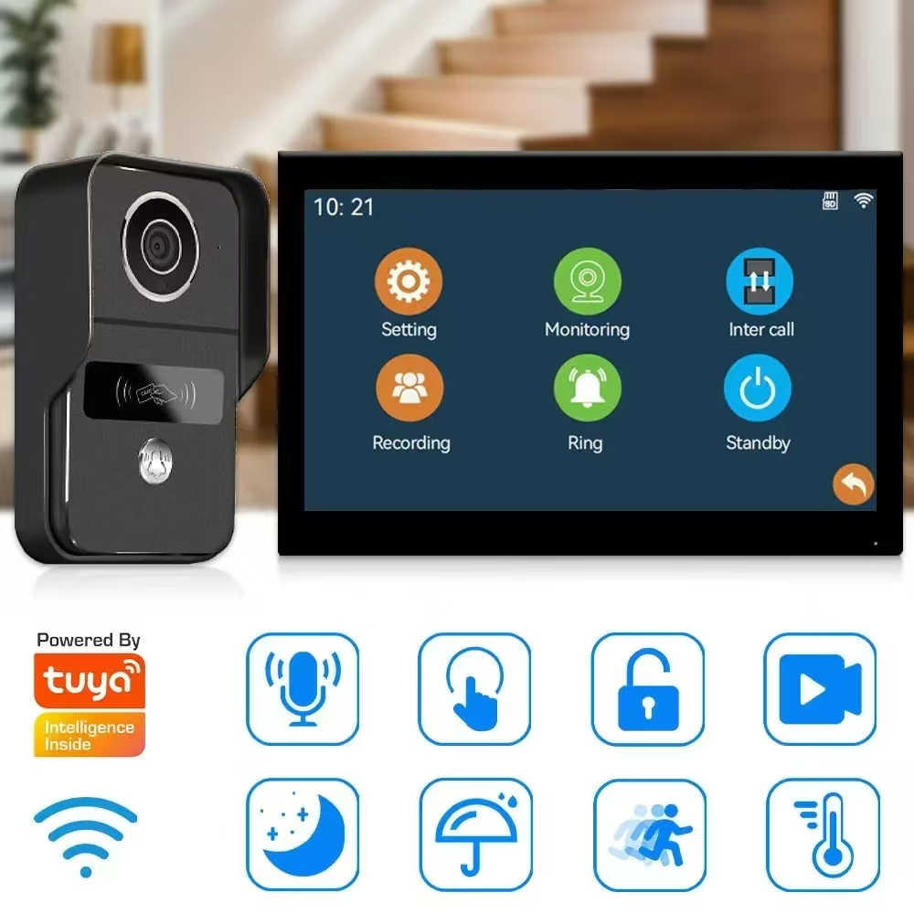 Wifi Doorbell Camera - 투야 앱 Rifd 리모컨 비디오 문짝,