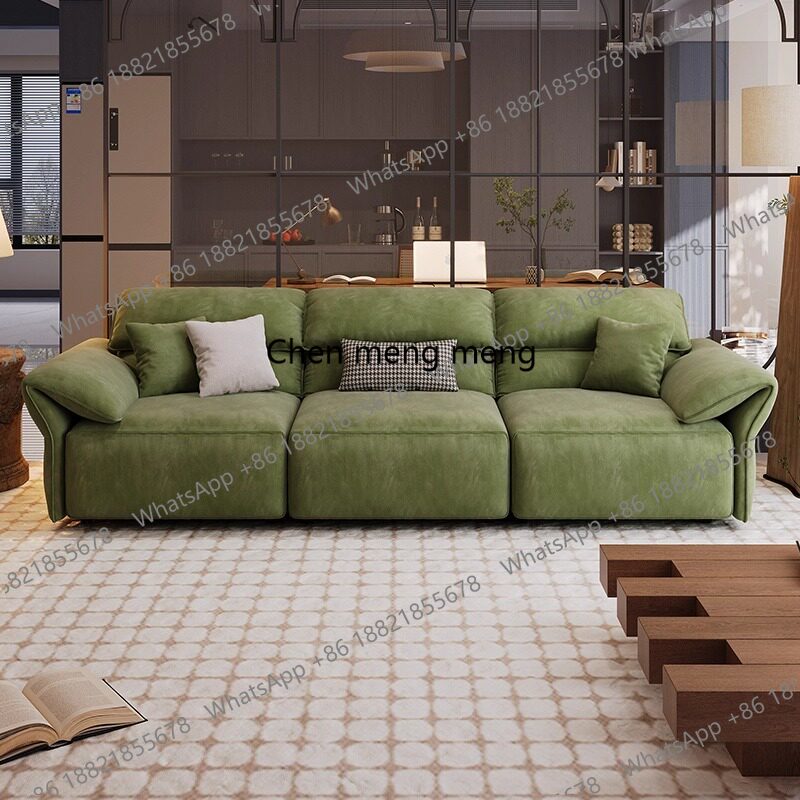 Smart Home Furniture - 모듈형 대형 거실 소파 올리브 그린