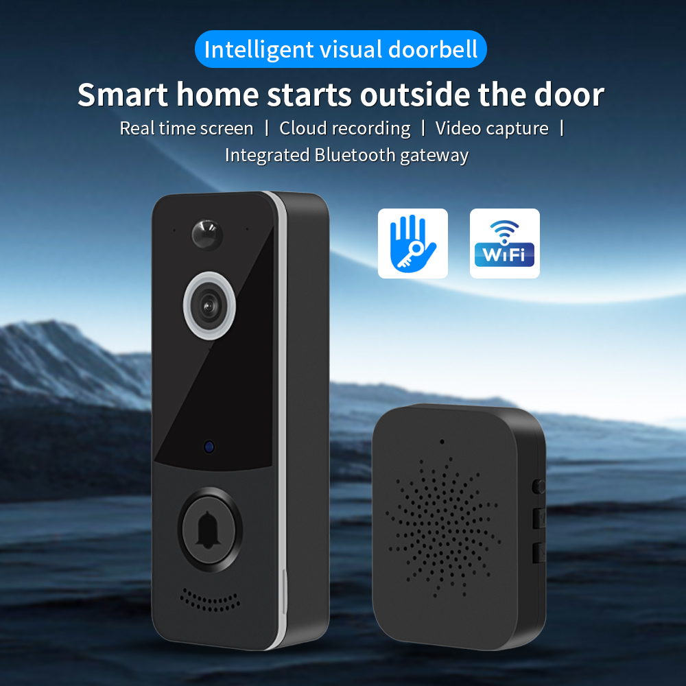 Smart Home Video Doorbell - 1080P WIFI 비디오 초인종 TTLOCK 앱