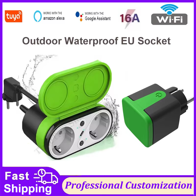 Smart Home Tuya - 투야 EU 16A 와이파이 스마트 실외