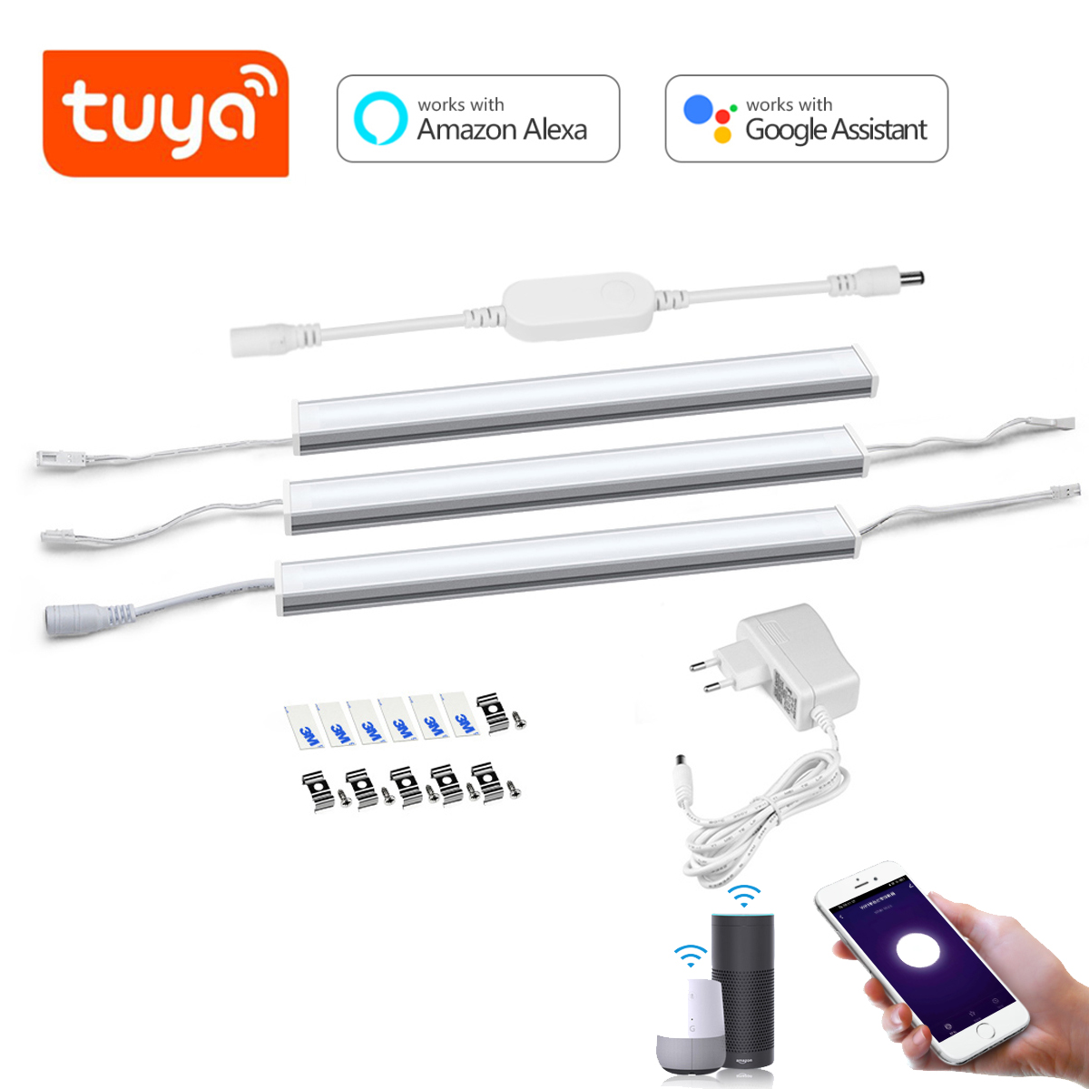 Smart Home Furniture - 스마트 투야 와이파이 알루미늄 바 LED