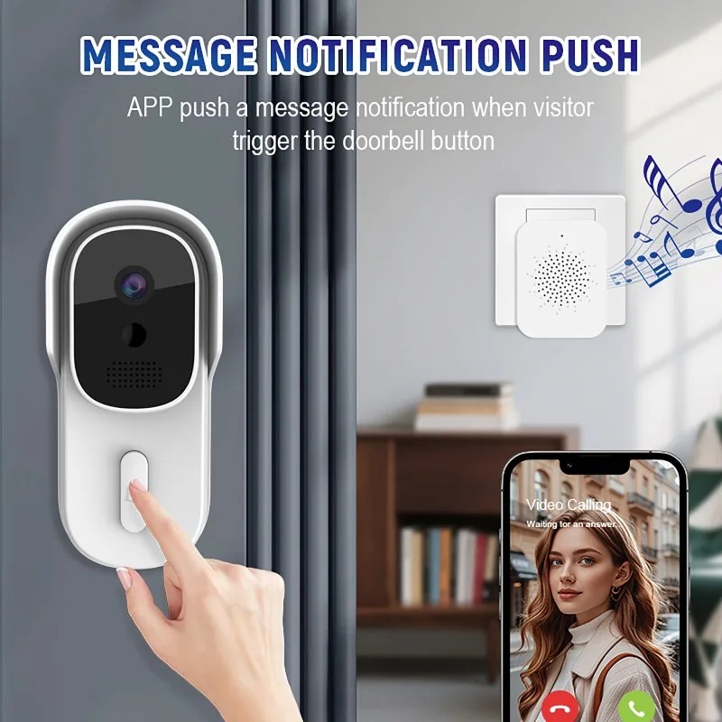 Smart Home Video Doorbell - Tuya 스마트 비디오 초인종 양방향 인터콤