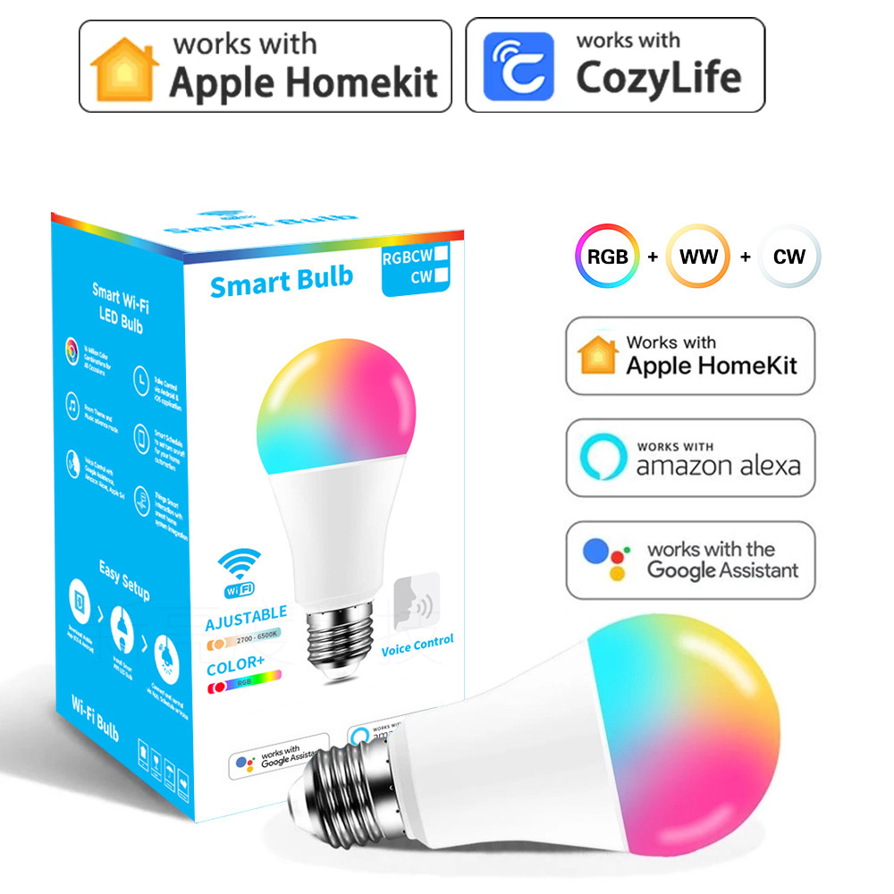 Smart Home Group - 9W WiFi Homekit 라이트 램프 E27