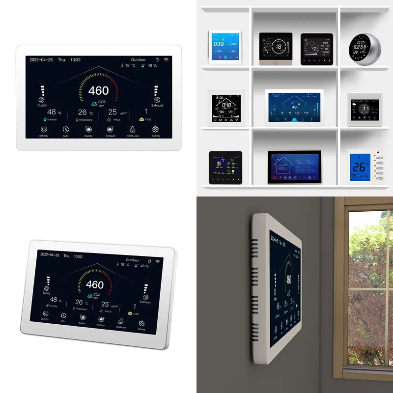 Smart Home Wifi - HRV ERV MVHR HVAC 시스템 컨트롤러,