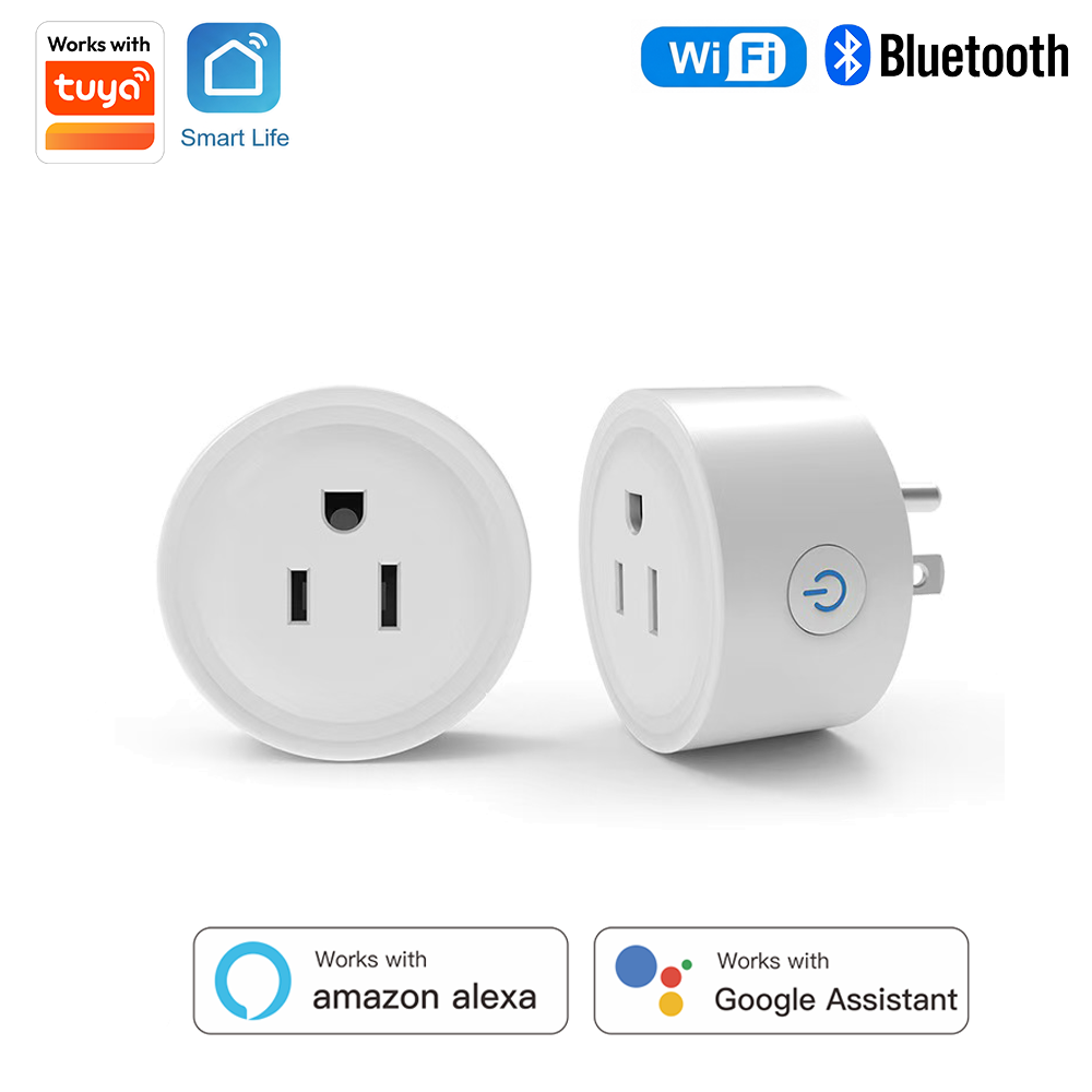 Smart Home Gadgets - 투야 미국형 10A 스마트 원형 플러그