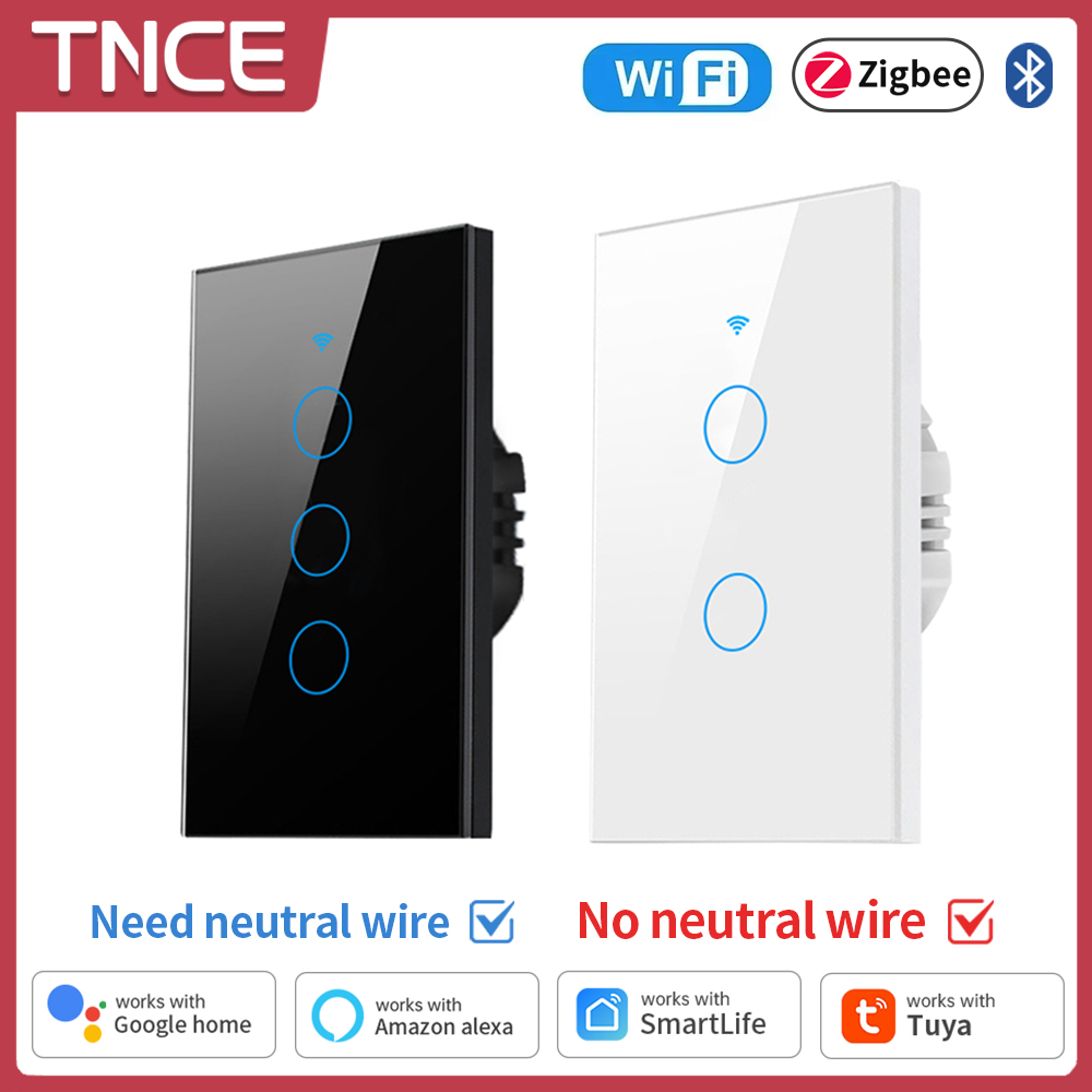 Smart Home Tuya - TNCE Tuya WiFi/Zigbee 스마트 라이트 스위치,