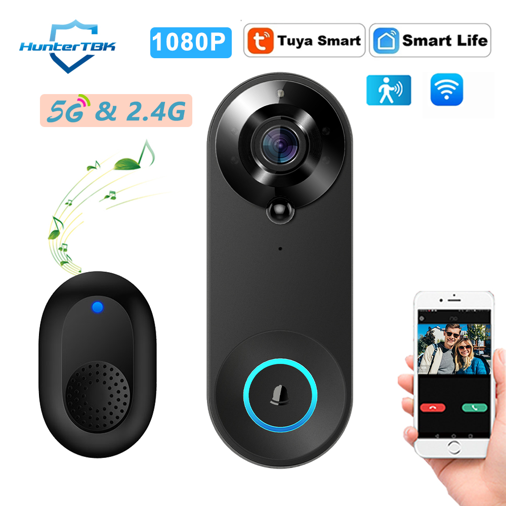 Smart Home Video Doorbell - 5G 2.4G WiFi 비디오 초인종 1080P