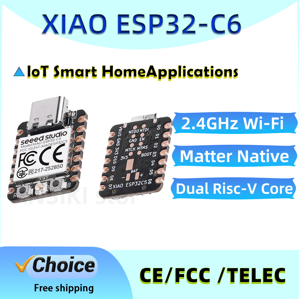 Smart Home Arduino Project - XIAO ESP32-C6 개발 보드 2.4GHz WiFi