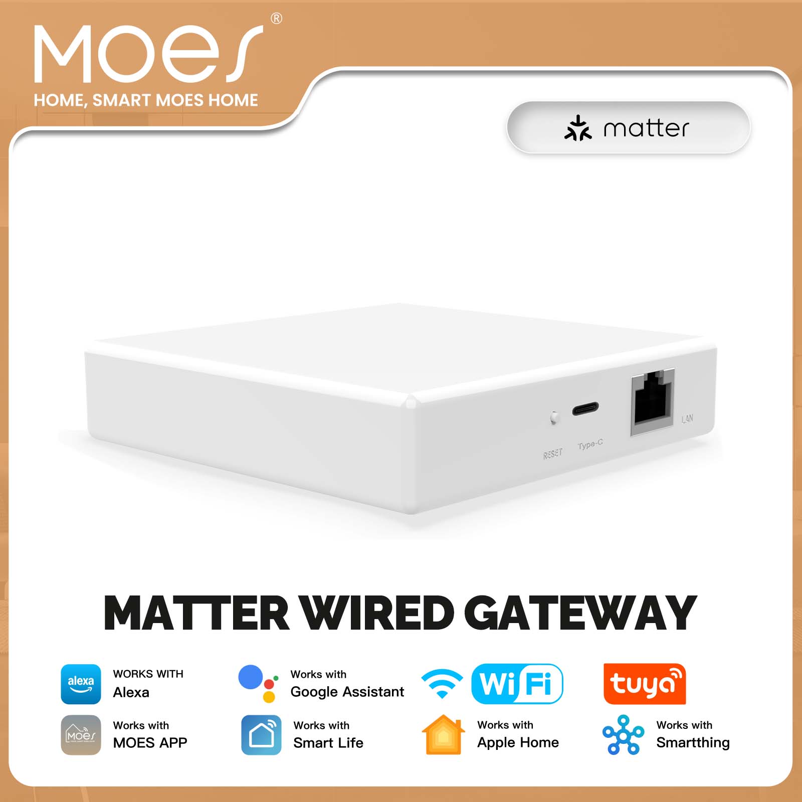 Smart Home Group - MOES 투야 지그비 매터 스레드 게이트웨이