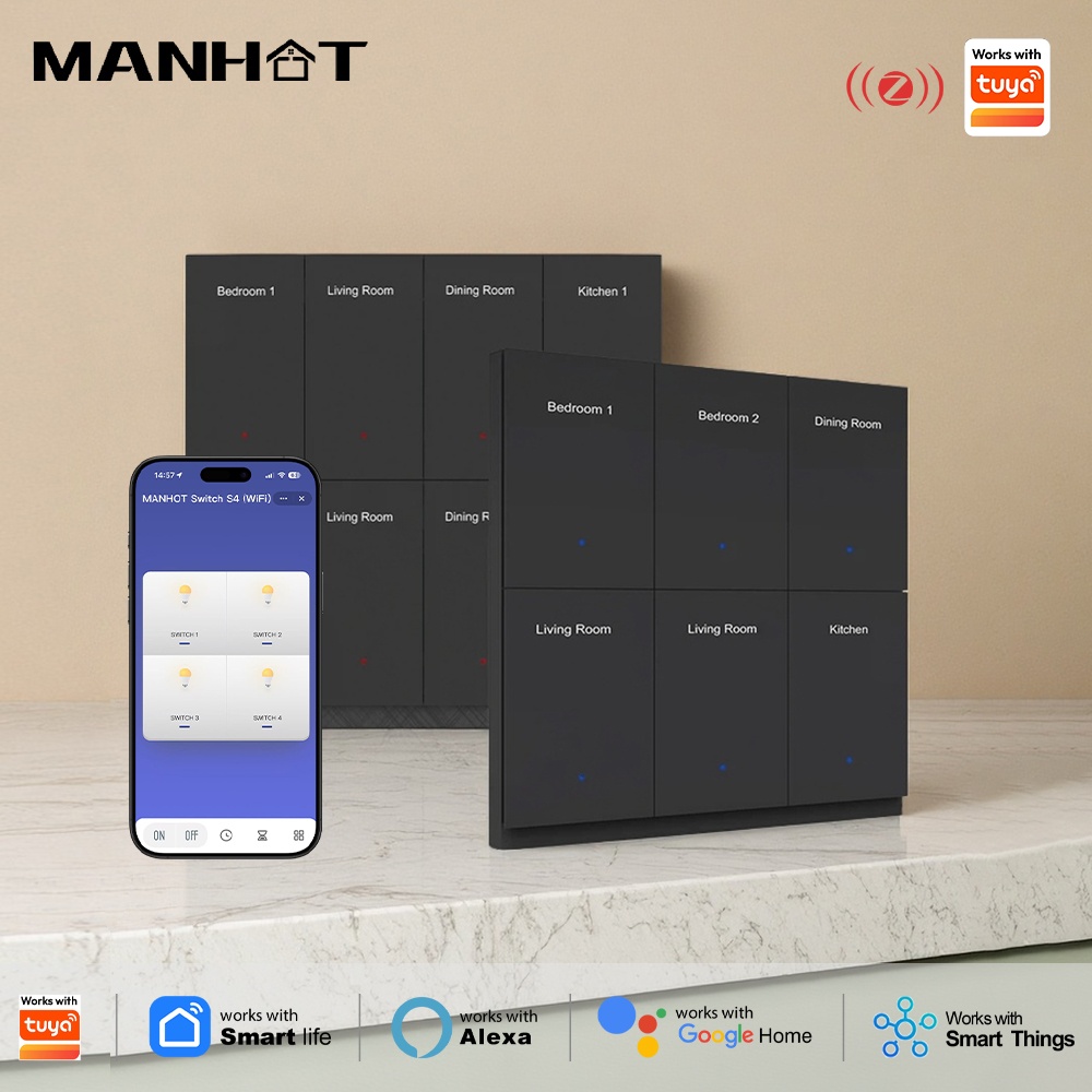 만핫 DIY 네임 스위치 지그비 스마트 디스플레이 스크 - Smart Home Display 리뷰 및 가격
