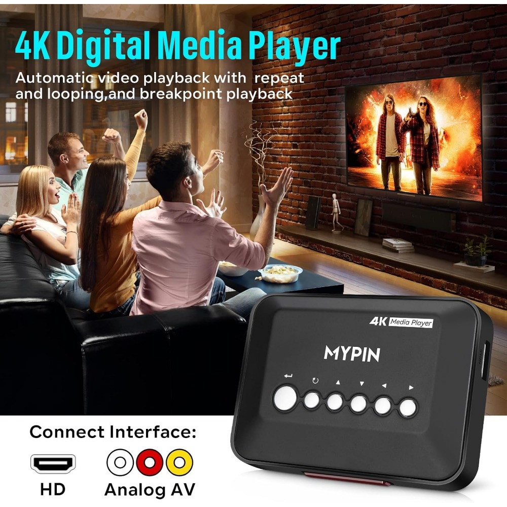 4K 30Hz HDMI 미디어 플레이어, 14TB HD - Smart Home Remote 리뷰 및 가격