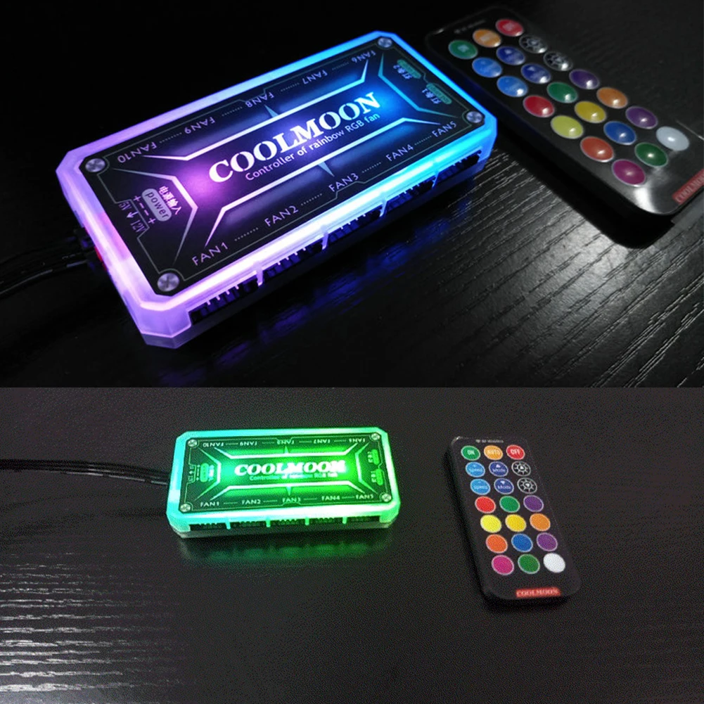 COOLMOON ARGB 컨트롤러, ARGB 냉각 선풍 - Smart Home Gadgets 리뷰 및 가격