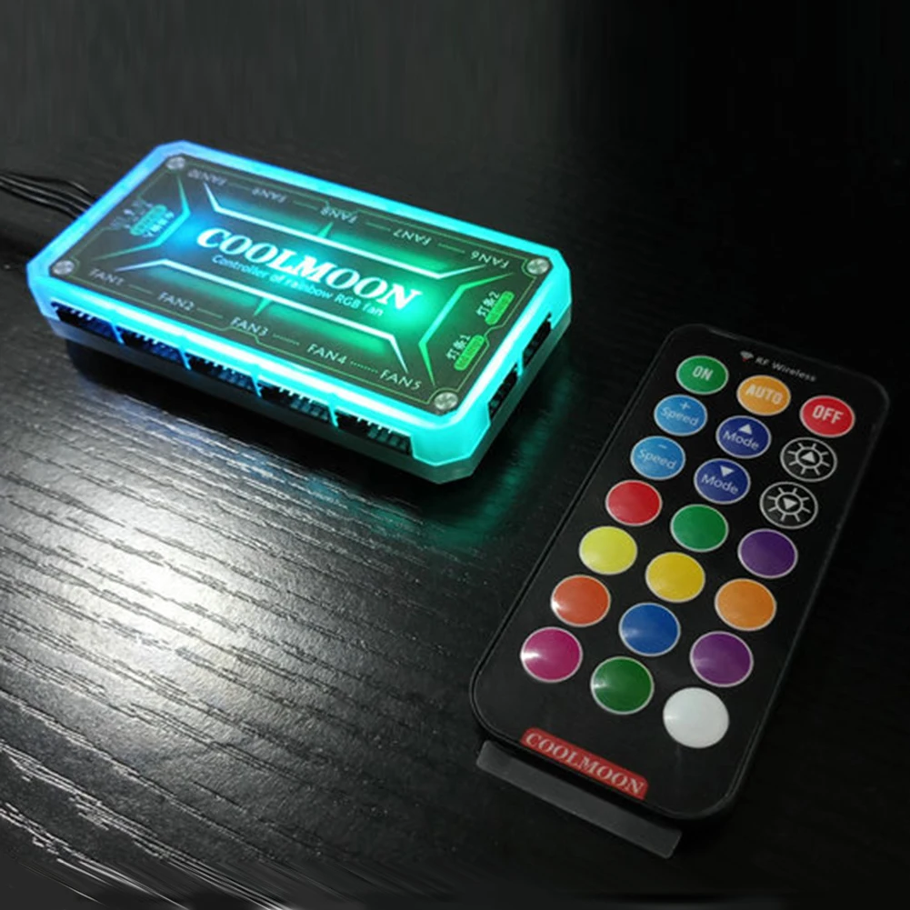 COOLMOON ARGB 컨트롤러, ARGB 냉각 선풍 - Smart Home Gadgets 리뷰 및 가격