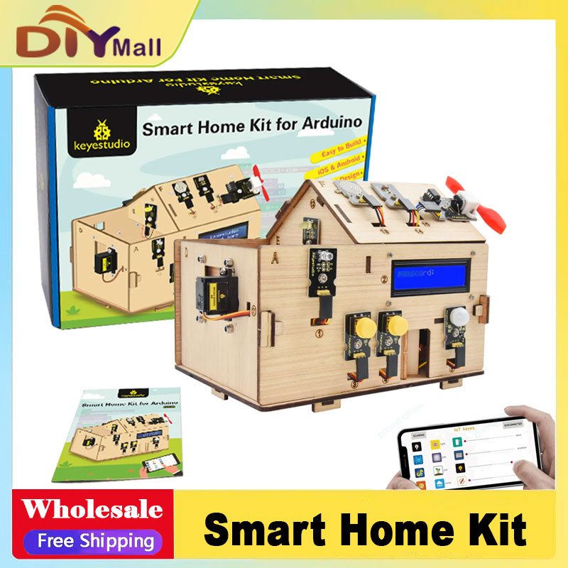 키이스튜디오 스마트 IoT 홈 키트 플러스 보드 포함  - Smart Home Arduino Project 리뷰 및 가격