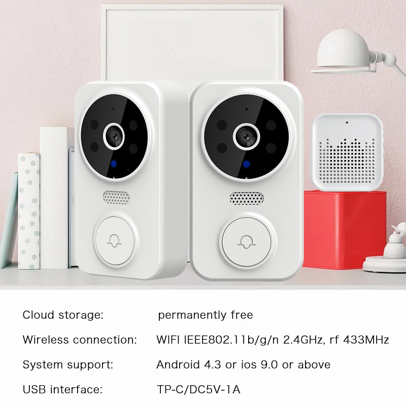 투야 와이파이 도어벨 스마트 홈 무선 전화 도어벨 카메 - Smart Home Video Doorbell 리뷰 및 가격