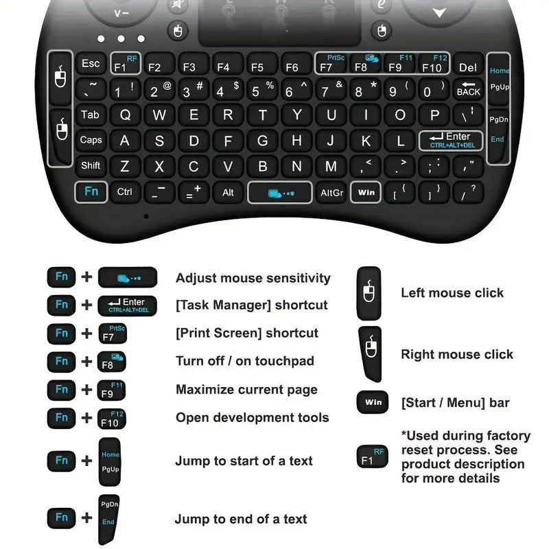 미니 영어 블루투스 키보드 휴대용 무선 키보드 전화 스 - Smart Home Gadgets 리뷰 및 가격
