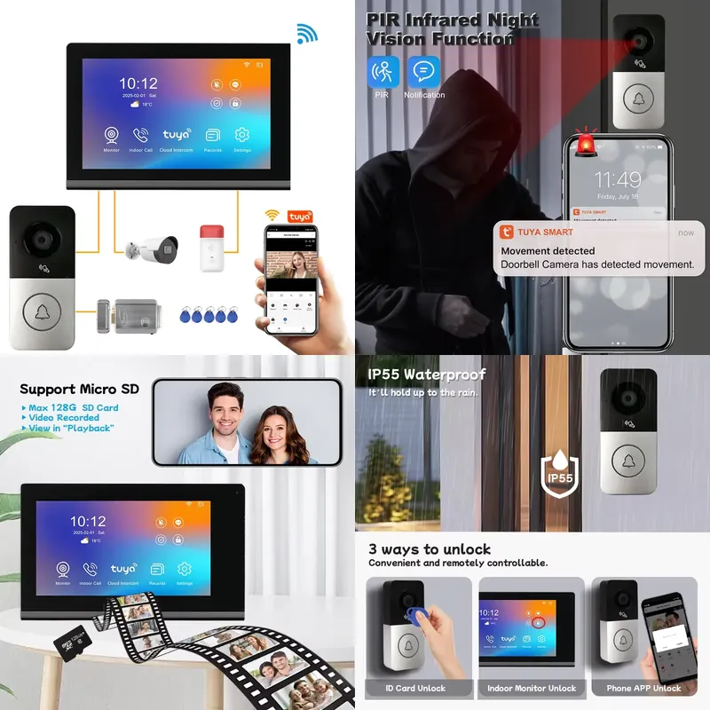 【CHIMU HOME】 2026년형 새로운 IP 비디오 - Smart Home Video Doorbell 리뷰 및 가격