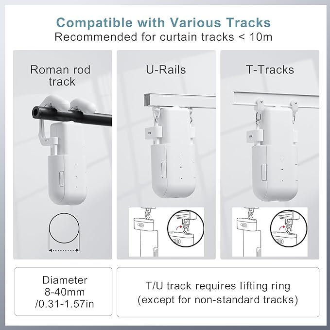 스마트 커튼 모터, 리모컨 버튼 컨트롤, 3in1 트랙 - Smart Home Remote 리뷰 및 가격