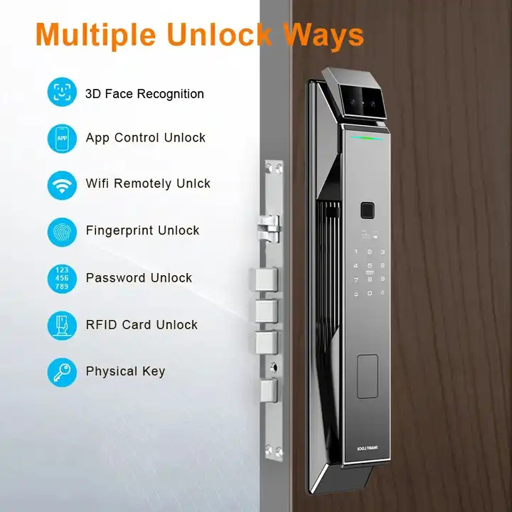 얼굴인식 스마트 도어락 지문 키리스 출입문 도어락 현관 - Wifi Doorbell Camera 리뷰 및 가격