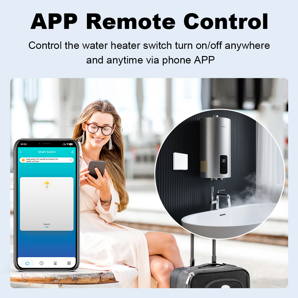 MANHOT 스마트 와이파이 EU 온수기 보일러 스위치 - Smart Home Voice Control 리뷰 및 가격