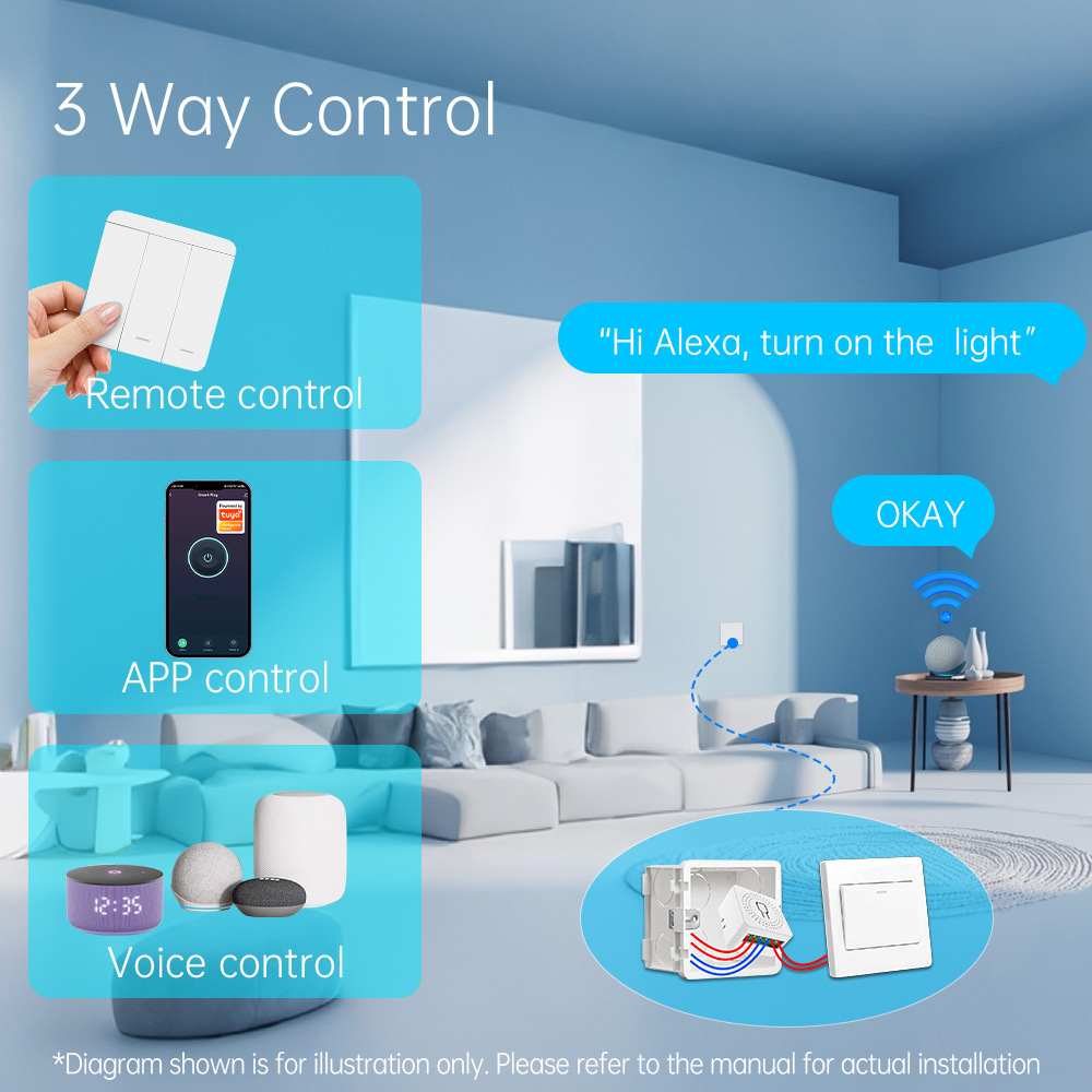 투야 와이파이 스마트 조명 스위치 스마트 홈 무선 RF - Smart Home Tuya 리뷰 및 가격