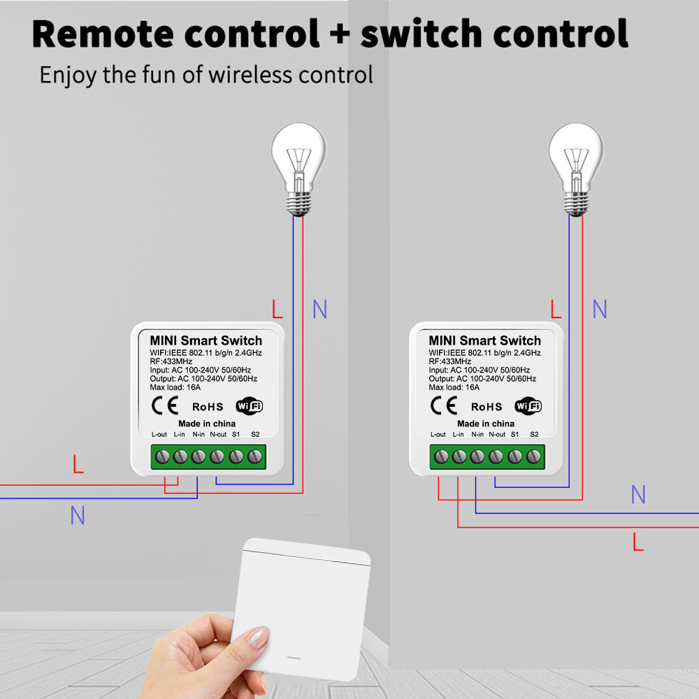투야 와이파이 스마트 조명 스위치 스마트 홈 무선 RF - Smart Home Tuya 리뷰 및 가격