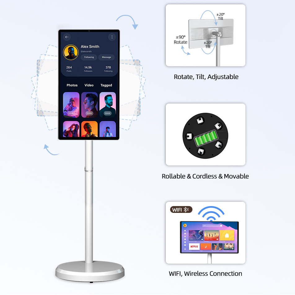 도매 스마트 TV 4G+64G LCD 휴대용 TV 디스 - Smart Home Display 리뷰 및 가격
