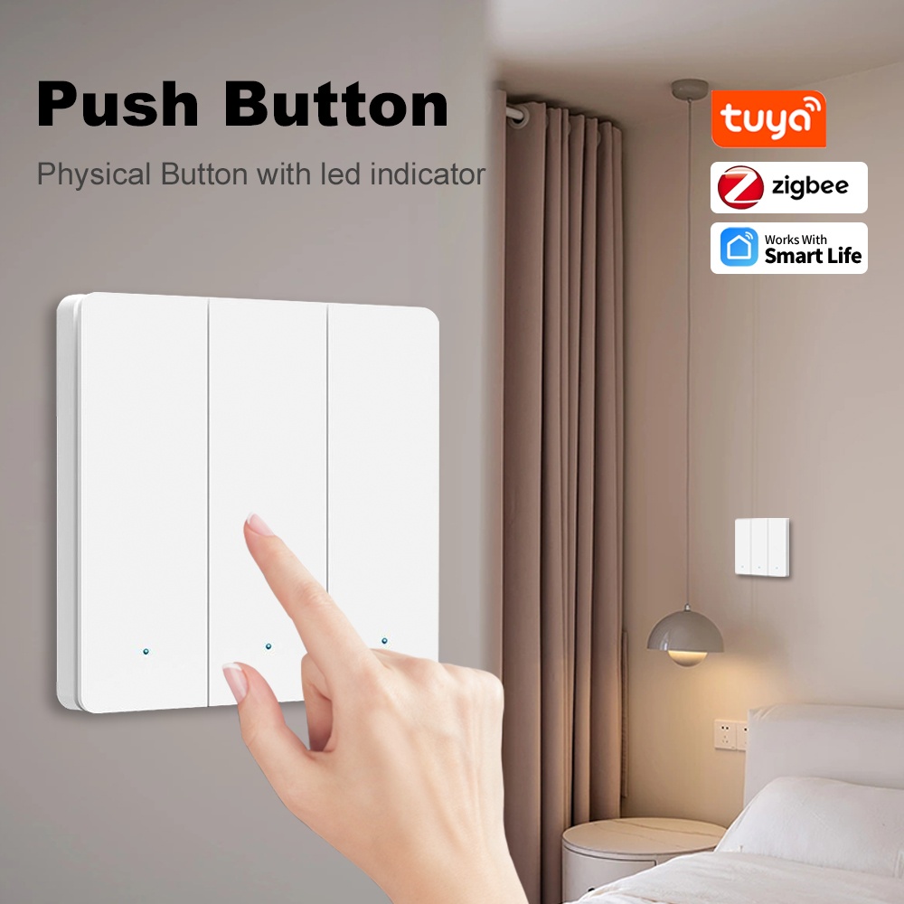 스마트 라이프 지그비 푸시 버튼 스위치 1 2 3 갱  - Smart Home Voice Control 리뷰 및 가격