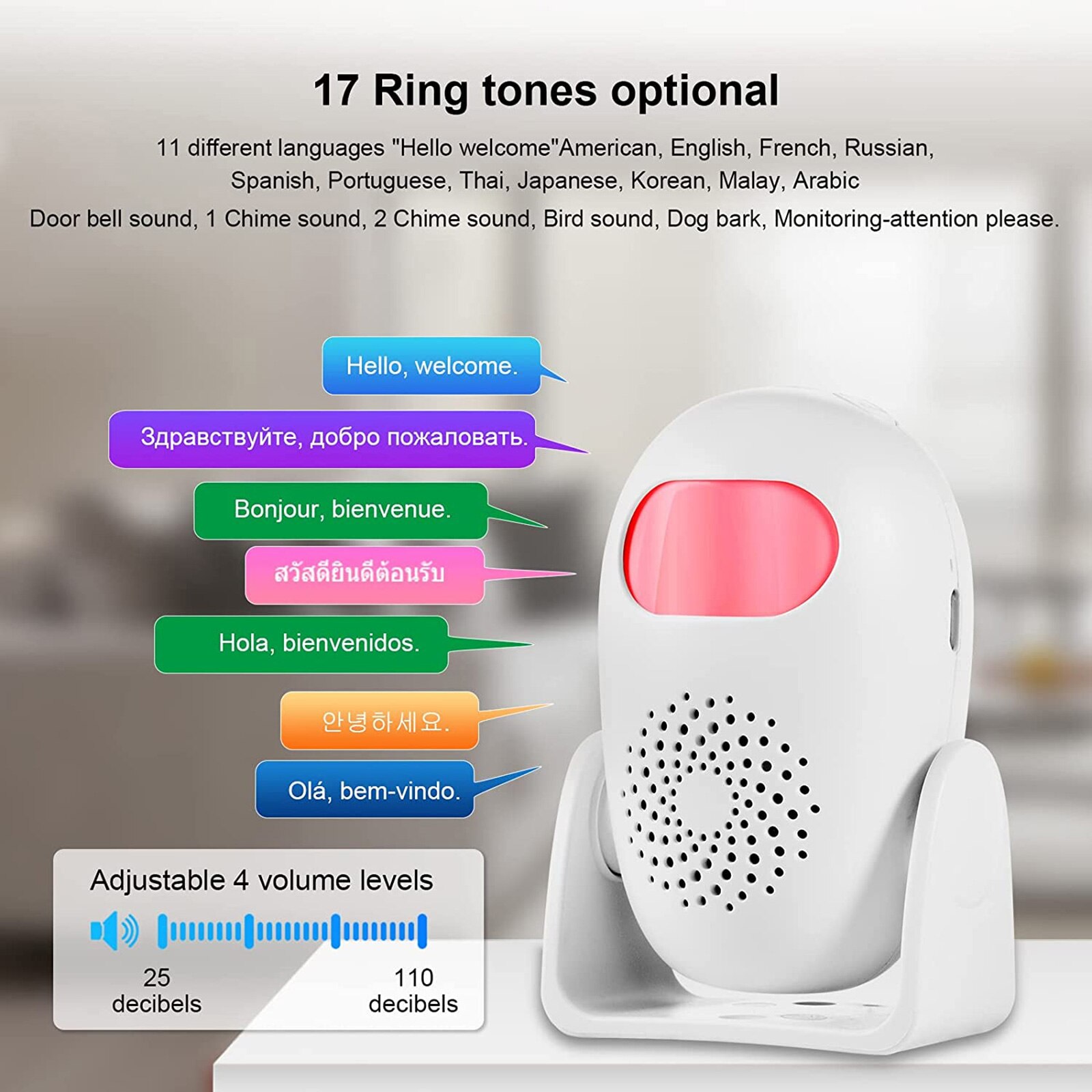 KERUI M120 스마트 모션 감지기 알람 PIR 적 - Wireless Door Sensor 리뷰 및 가격