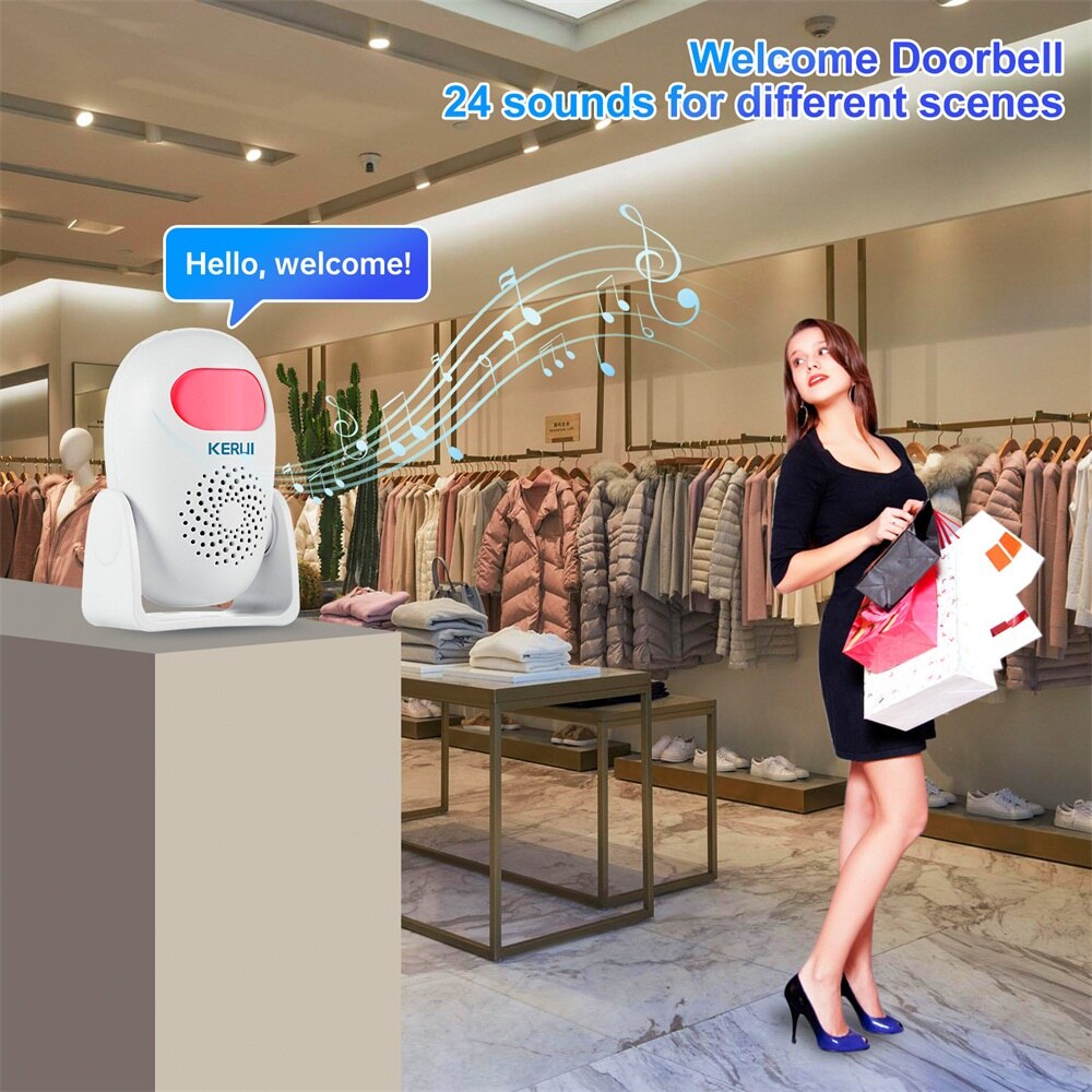 KERUI M120 스마트 모션 감지기 알람 PIR 적 - Wireless Door Sensor 리뷰 및 가격