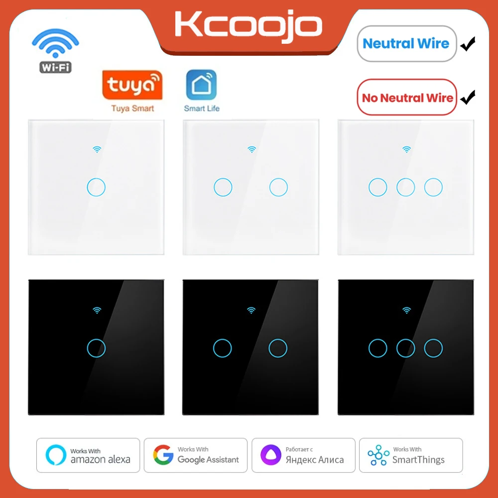 Tuya Wifi EU 스마트 스위치 1/2/3/4Ga - Smart Home Gadgets 리뷰 및 가격