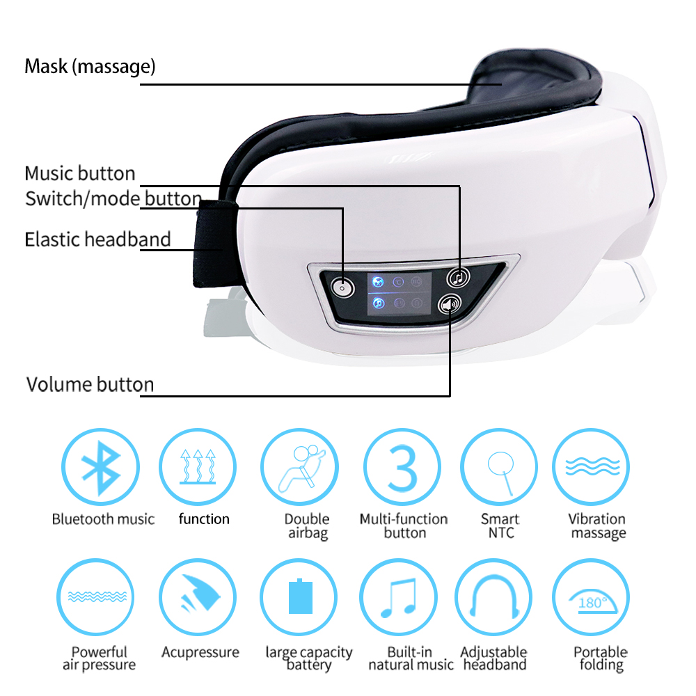 6D 스마트 아이 마사지 기기 진동 에어백 압축 아이  - Smart Home Gadgets 리뷰 및 가격
