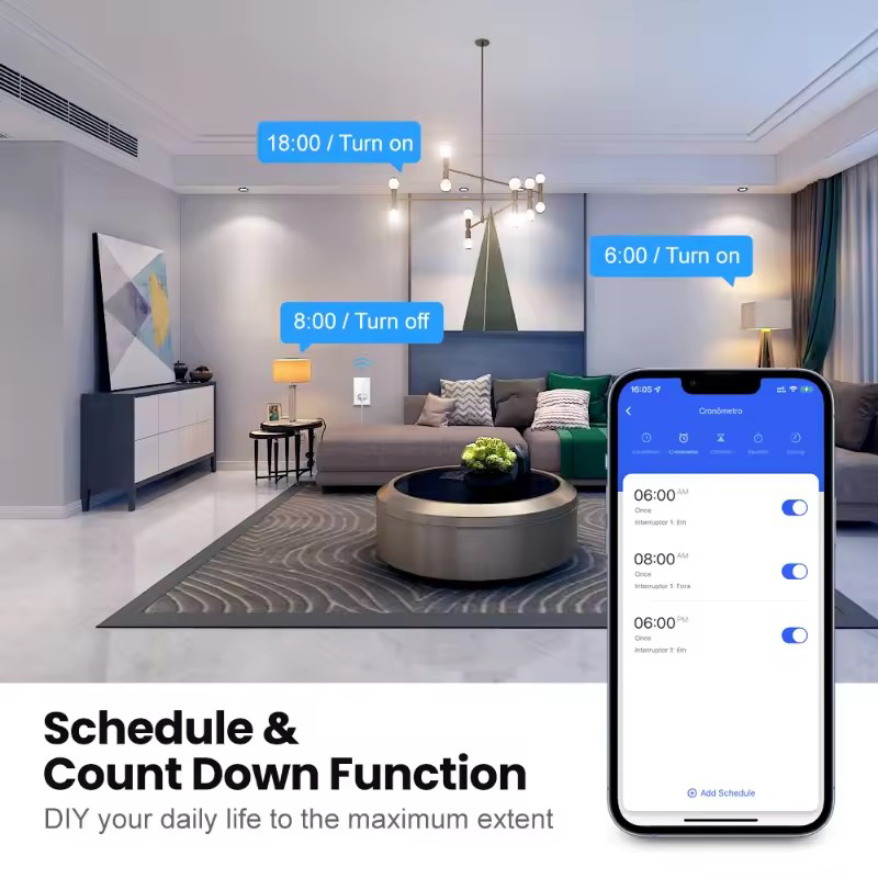 UNKAS Wifi 스마트 브라질 라이트 스위치 벽면  - Smart Home Tuya 리뷰 및 가격