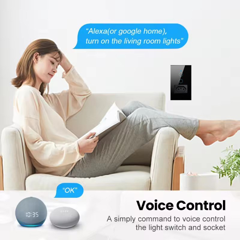 UNKAS Wifi 스마트 브라질 라이트 스위치 벽면  - Smart Home Tuya 리뷰 및 가격