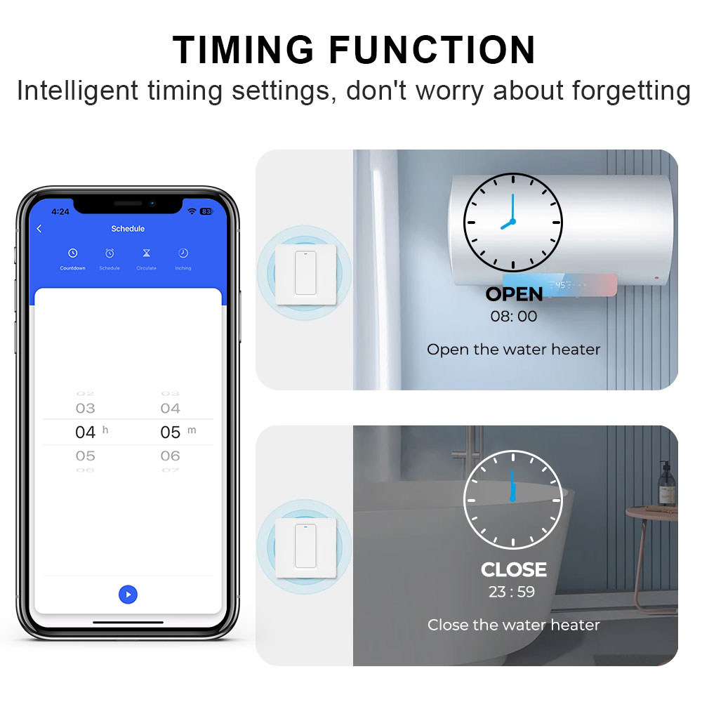 스마트 온수기 스위치/WiFi&블루투스 터치 컨트롤은  - Smart Home Remote 리뷰 및 가격