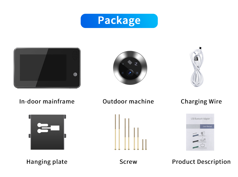 4.3인치 투야 스마트라이프 WiFi 도어벨 비주얼 도 - Wifi Doorbell Camera 리뷰 및 가격