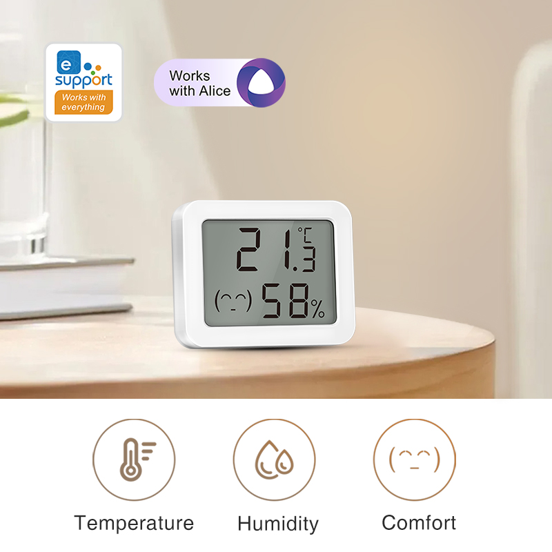 Ewelink Zigbee3.0 온도 및 습도 센서 실 - Smart Home Furniture 리뷰 및 가격