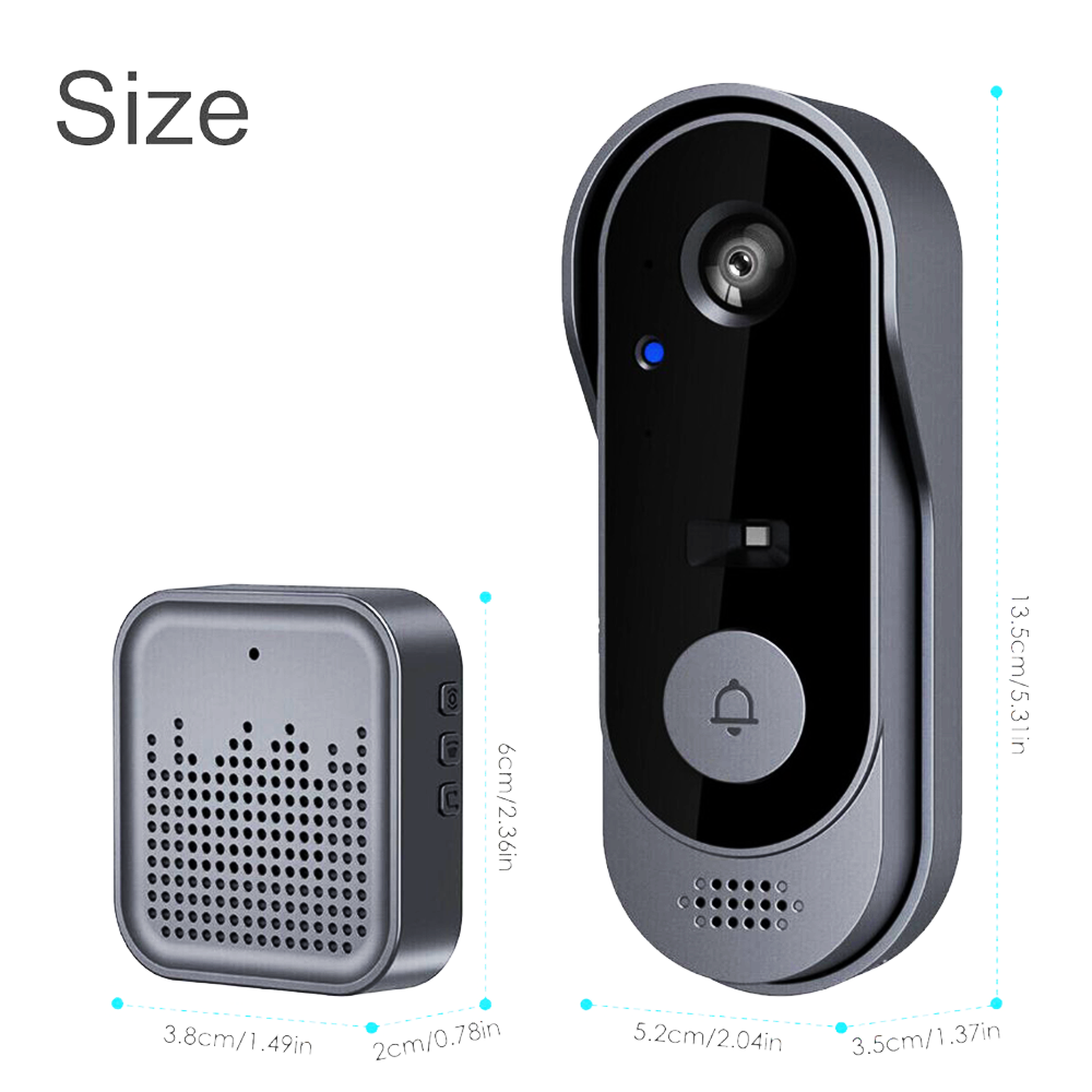Tuya APP 170도 광각 배터리 전력 저소비 WI - Wifi Doorbell Camera 리뷰 및 가격