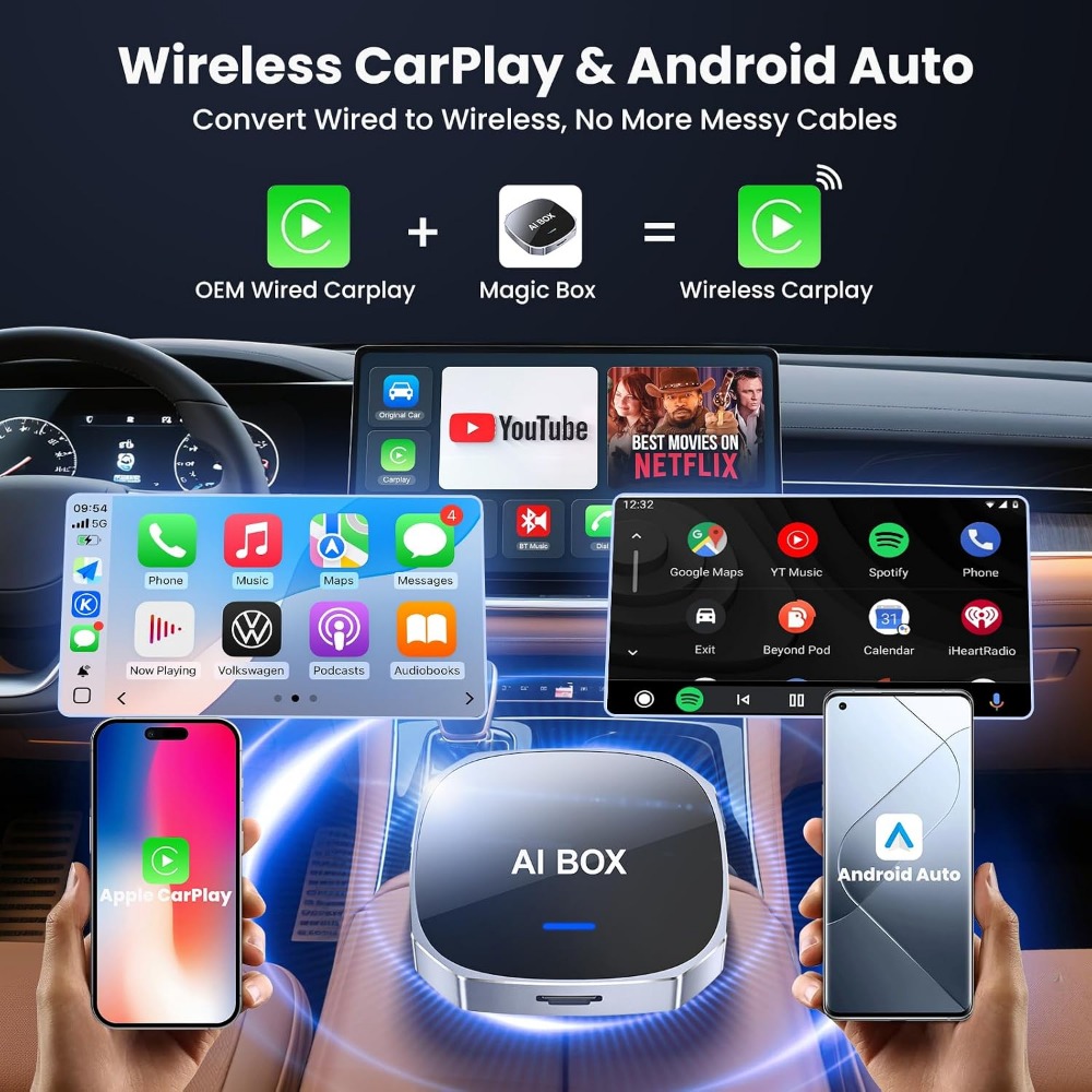 무선 CarPlay & Android Auto 어댑터, - Smart Home Wifi 리뷰 및 가격