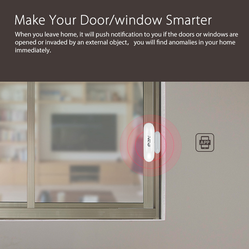 지능형 무선 도어 자기 감지기 알람 Tuya WiFi  - Wireless Door Sensor 리뷰 및 가격