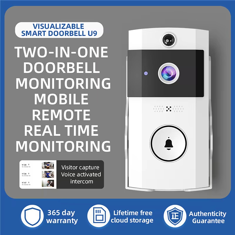 태양광 충전 방수 야간 투시경 스마트 홈 양방향 인터콤 - Smart Home Video Doorbell 리뷰 및 가격