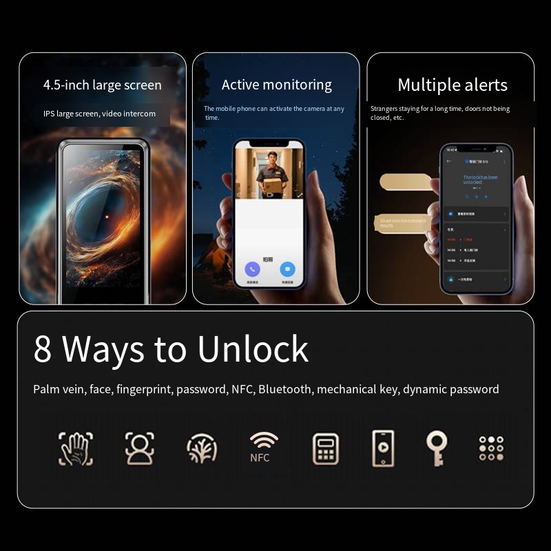 샤오미 미지아 미홈 앱 지문 도어벨 3D 얼굴 손바닥  - Wifi Doorbell Camera 리뷰 및 가격