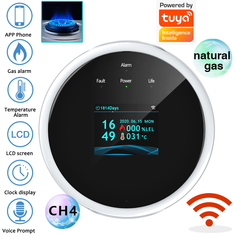 2.4G WiFi 가스 경보 센서 가연성 가스 감지기는 - Smart Home Security System 리뷰 및 가격