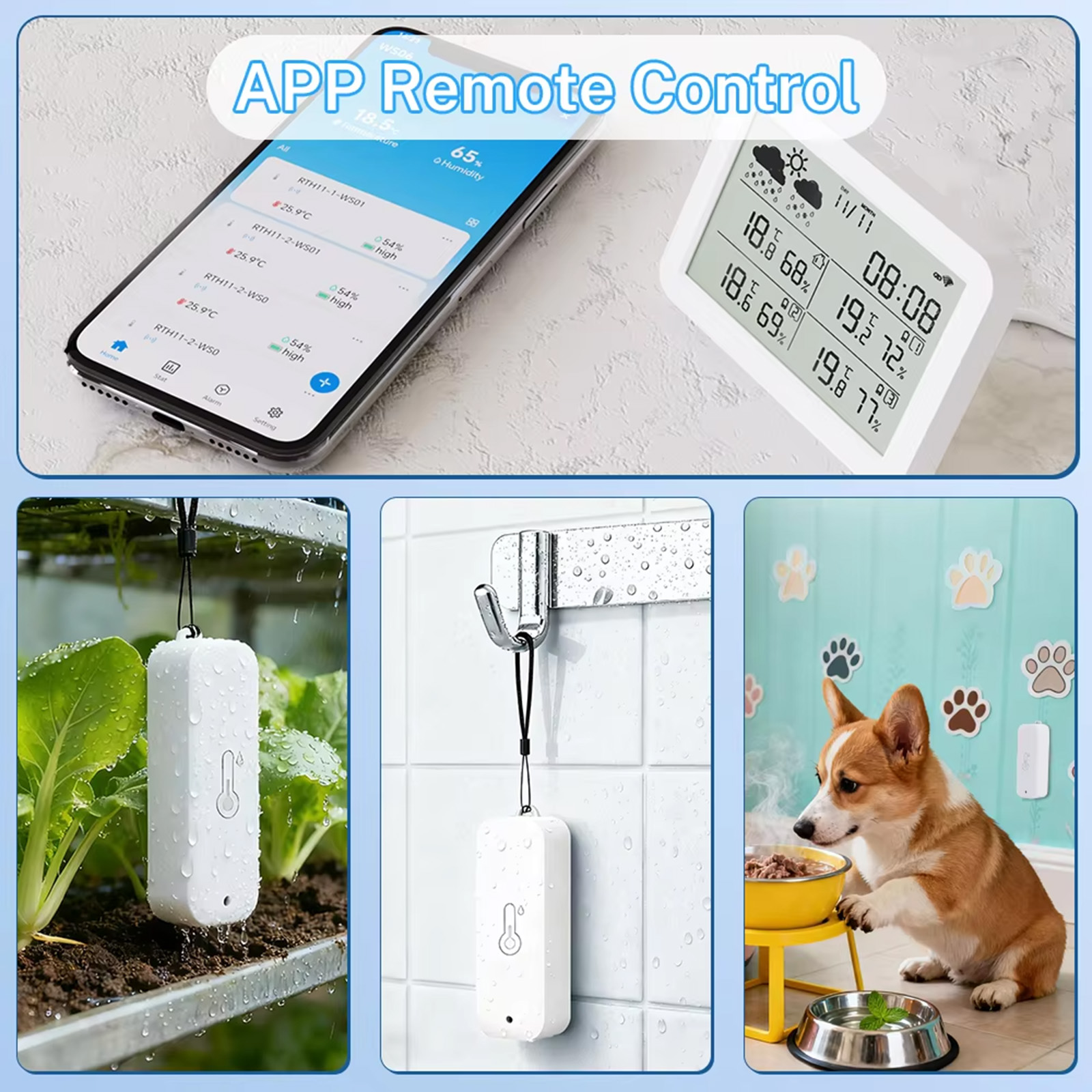 Tuya WiFi+RF433 기상 관측소, 스마트 홈  - Smart Home Furniture 리뷰 및 가격