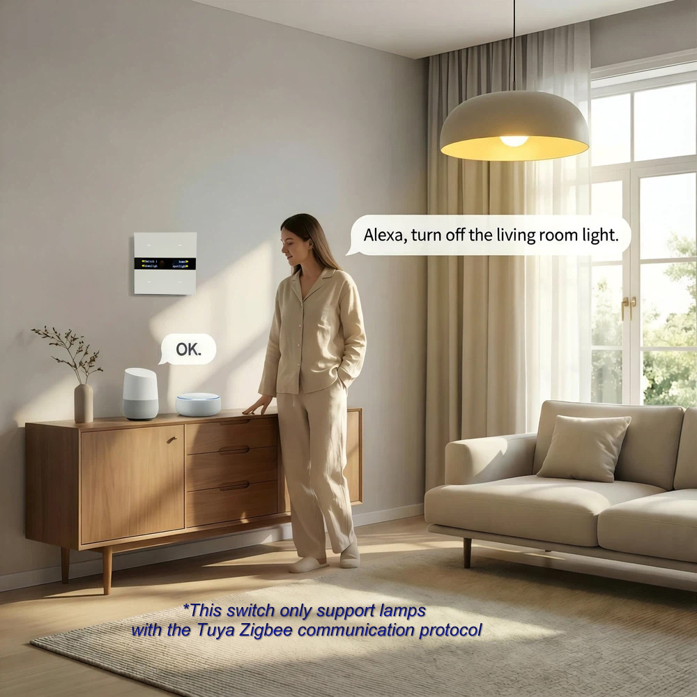 M8 Pro 지그비 스마트 스위치 패널 4구 투야 지능 - Smart Home Voice Control 리뷰 및 가격