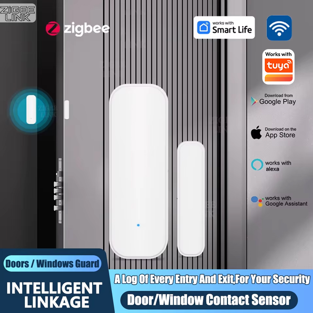ZigBee 도어 윈도우 센서 무선 자기 경보 감지기  - Wireless Door Sensor 리뷰 및 가격
