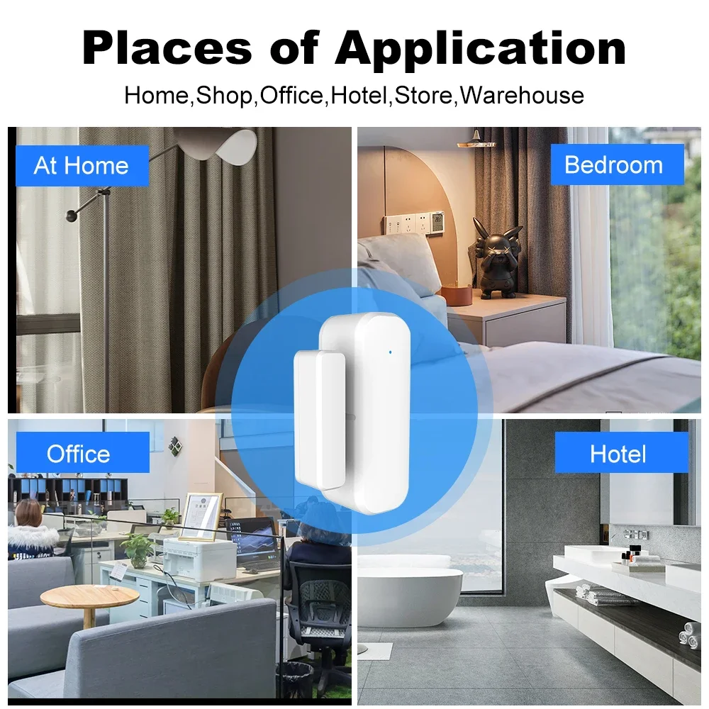 ZigBee 도어 윈도우 센서 무선 자기 경보 감지기  - Wireless Door Sensor 리뷰 및 가격