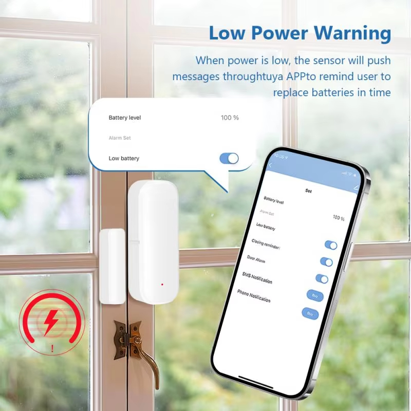 ZigBee 도어 윈도우 센서 무선 자기 경보 감지기  - Wireless Door Sensor 리뷰 및 가격