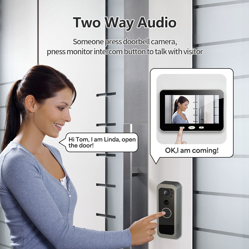 Tuya Smart Life 3MP 2.4G WIFI  - Smart Home Video Doorbell 리뷰 및 가격