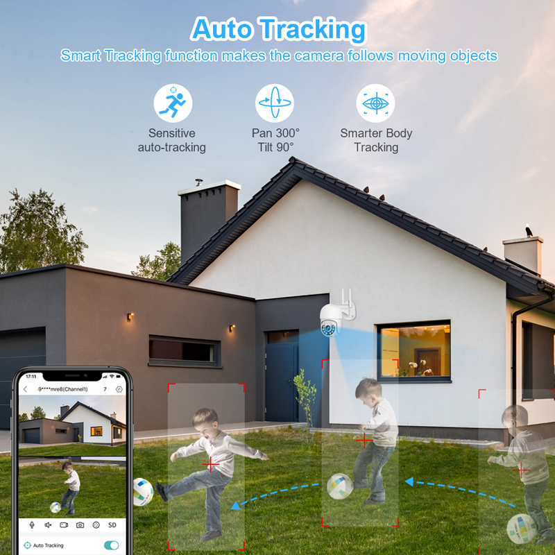 Smar 3MP 무선 CCTV 보안 카메라 시스템 PT - Smart Home Security System 리뷰 및 가격